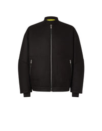 Veste oversize en laine - Nero