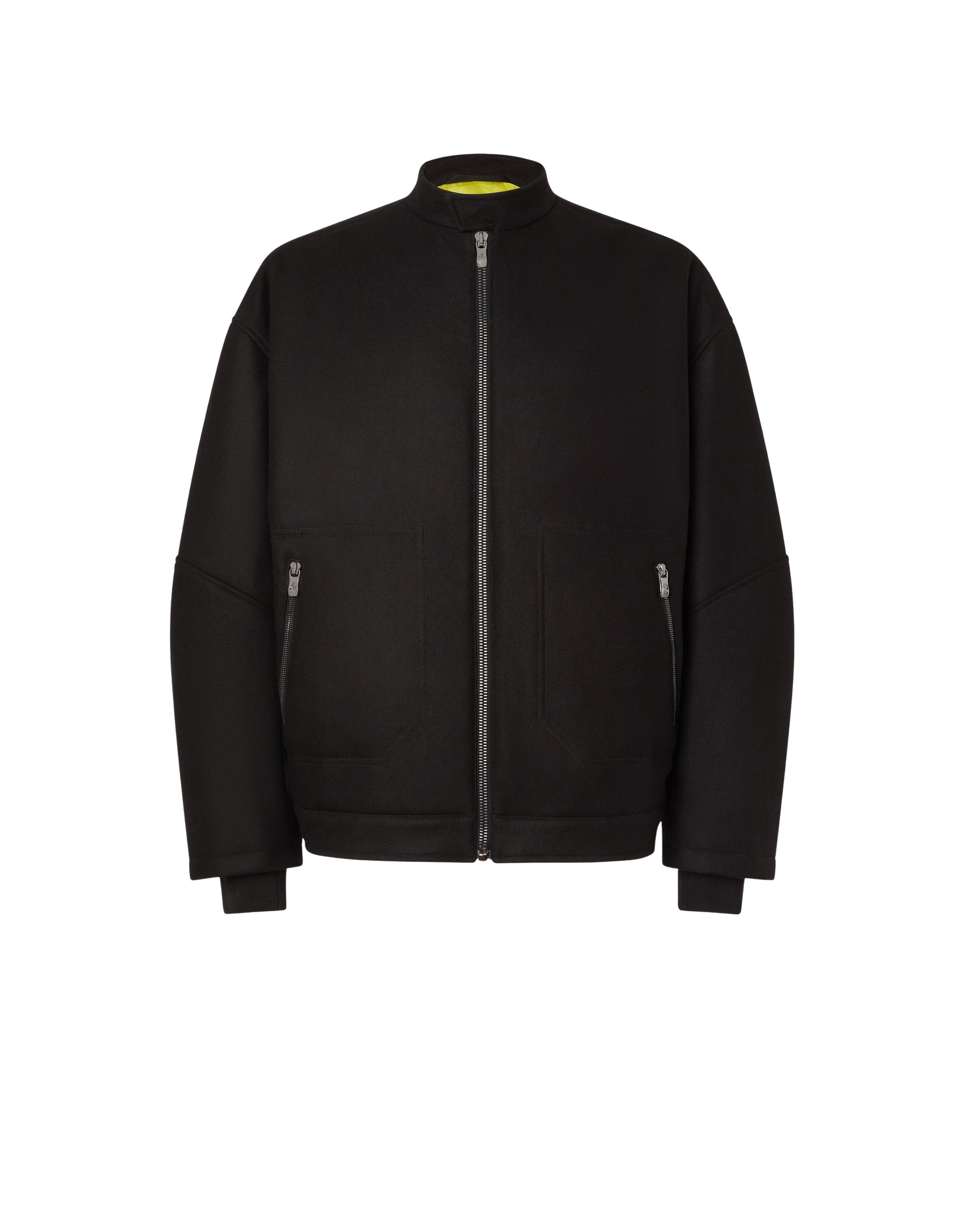 Veste oversize en laine - Nero