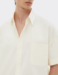Chemise à manches courtes - Avorio