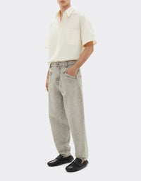 Chemise à manches courtes - Avorio