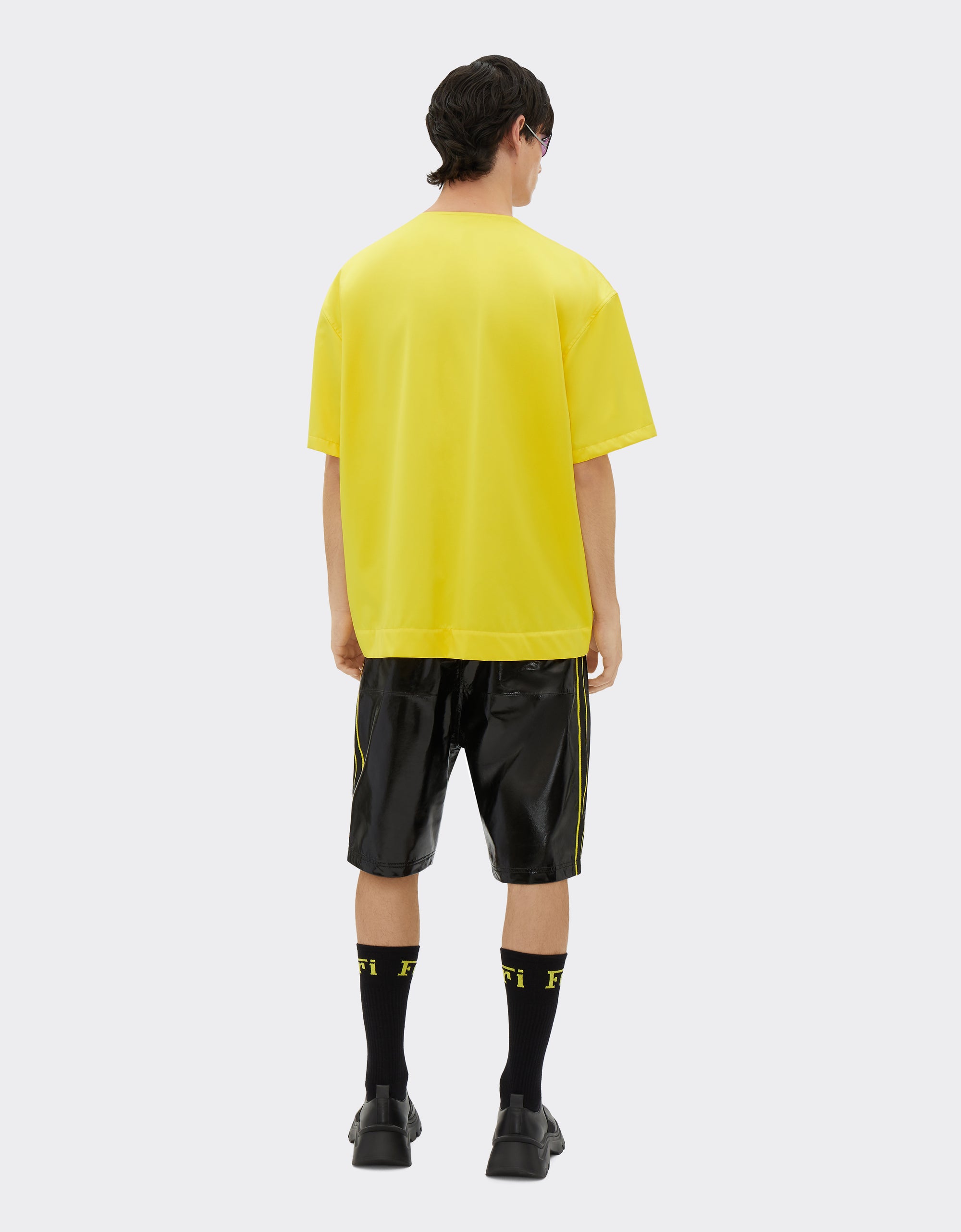 Chemise à manches courtes avec fermeture éclair - Giallo Modena