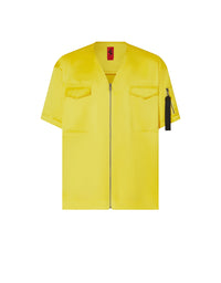 Chemise à manches courtes avec fermeture éclair - Giallo Modena