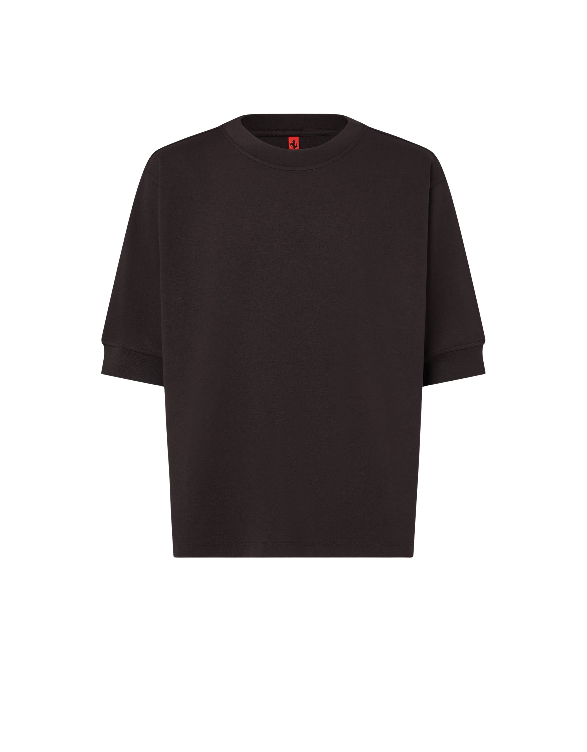 T-shirt col ras du cou - Marrone Scuro