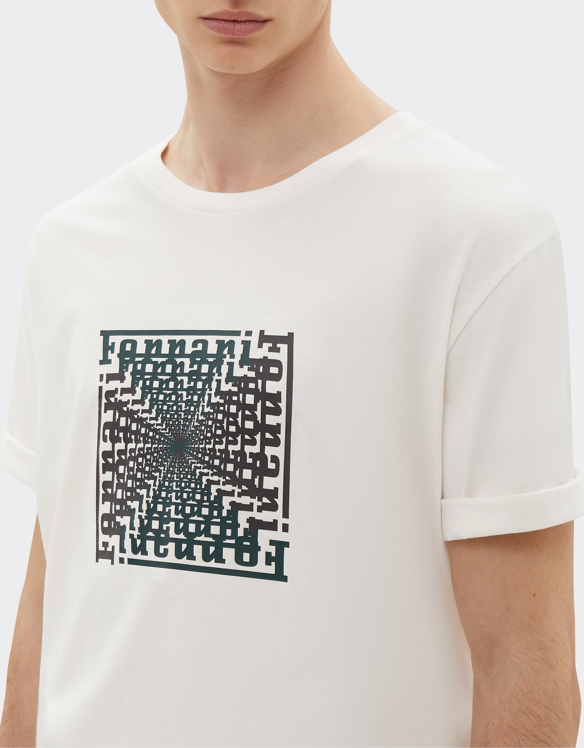 Ferrari Cube T-shirt - Avorio