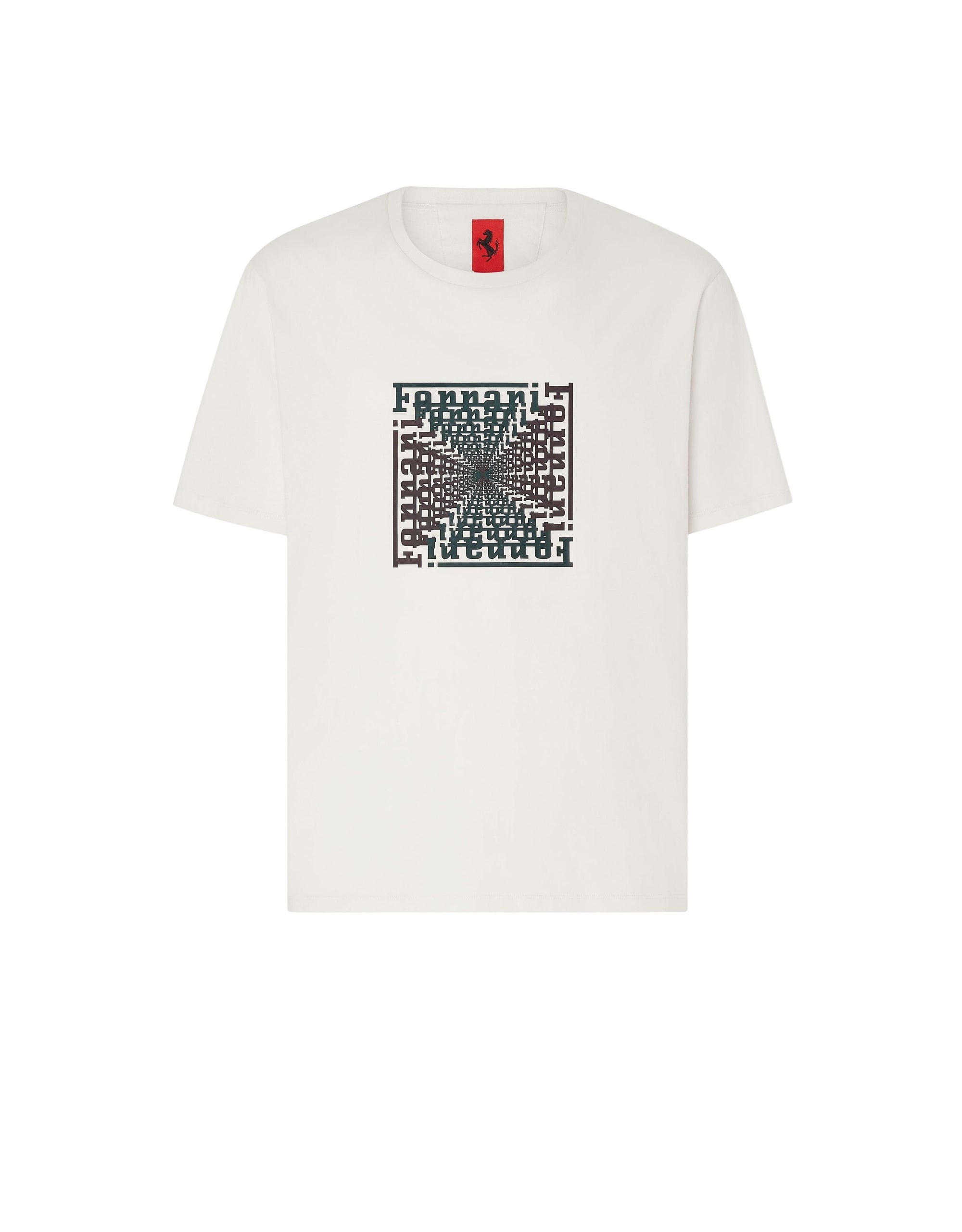 Ferrari Cube T-shirt - Avorio