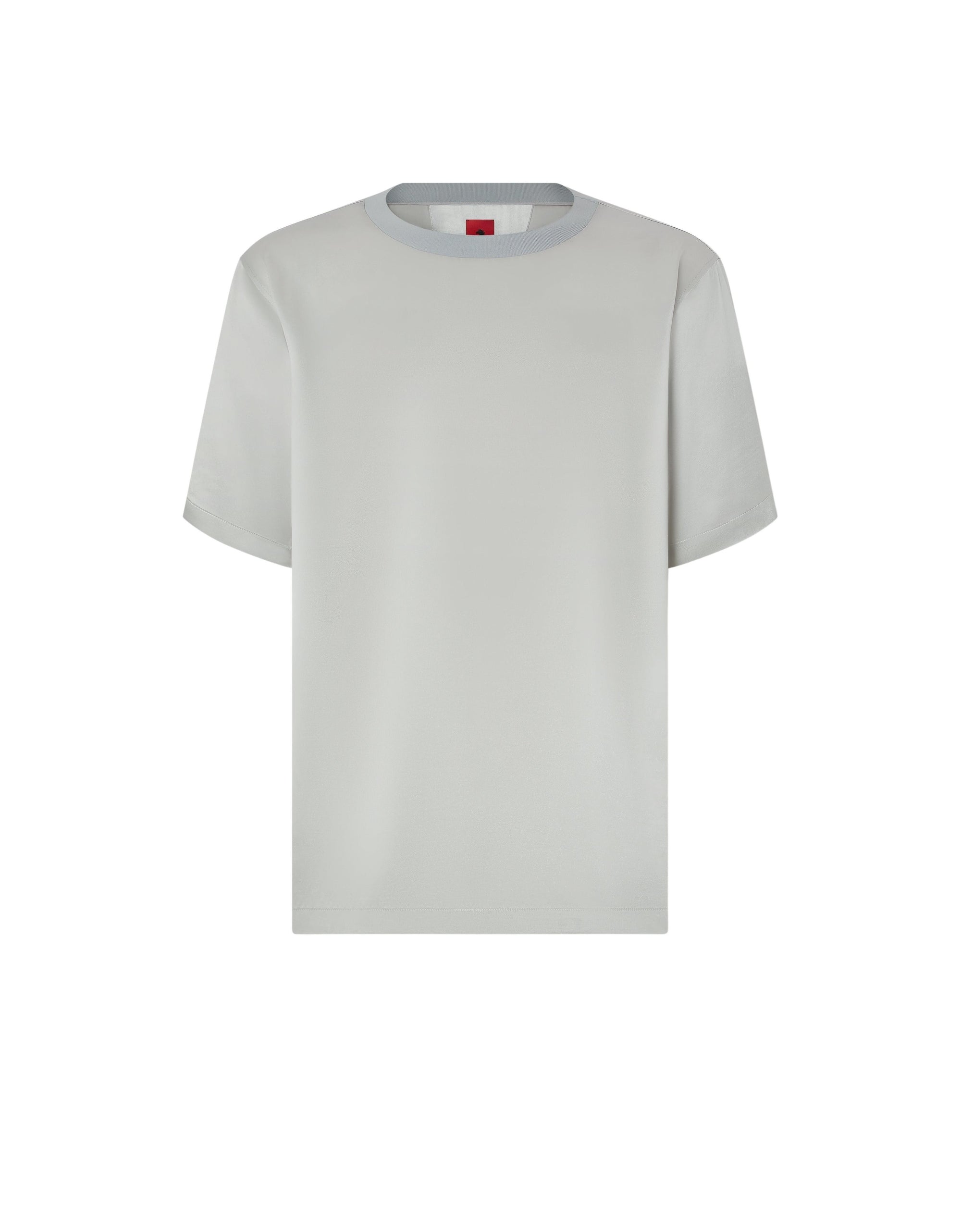T-shirt en satin brillant - Silver