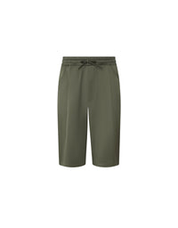 Bermuda shorts with topstitching - Grigio