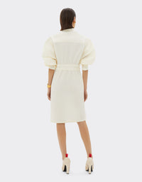 Robe chemise courte - Avorio