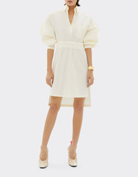 Robe chemise courte - Avorio
