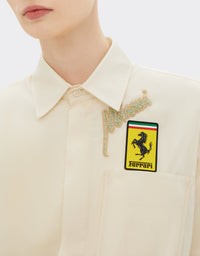 Combinaison Ferrari col chemise - Avorio