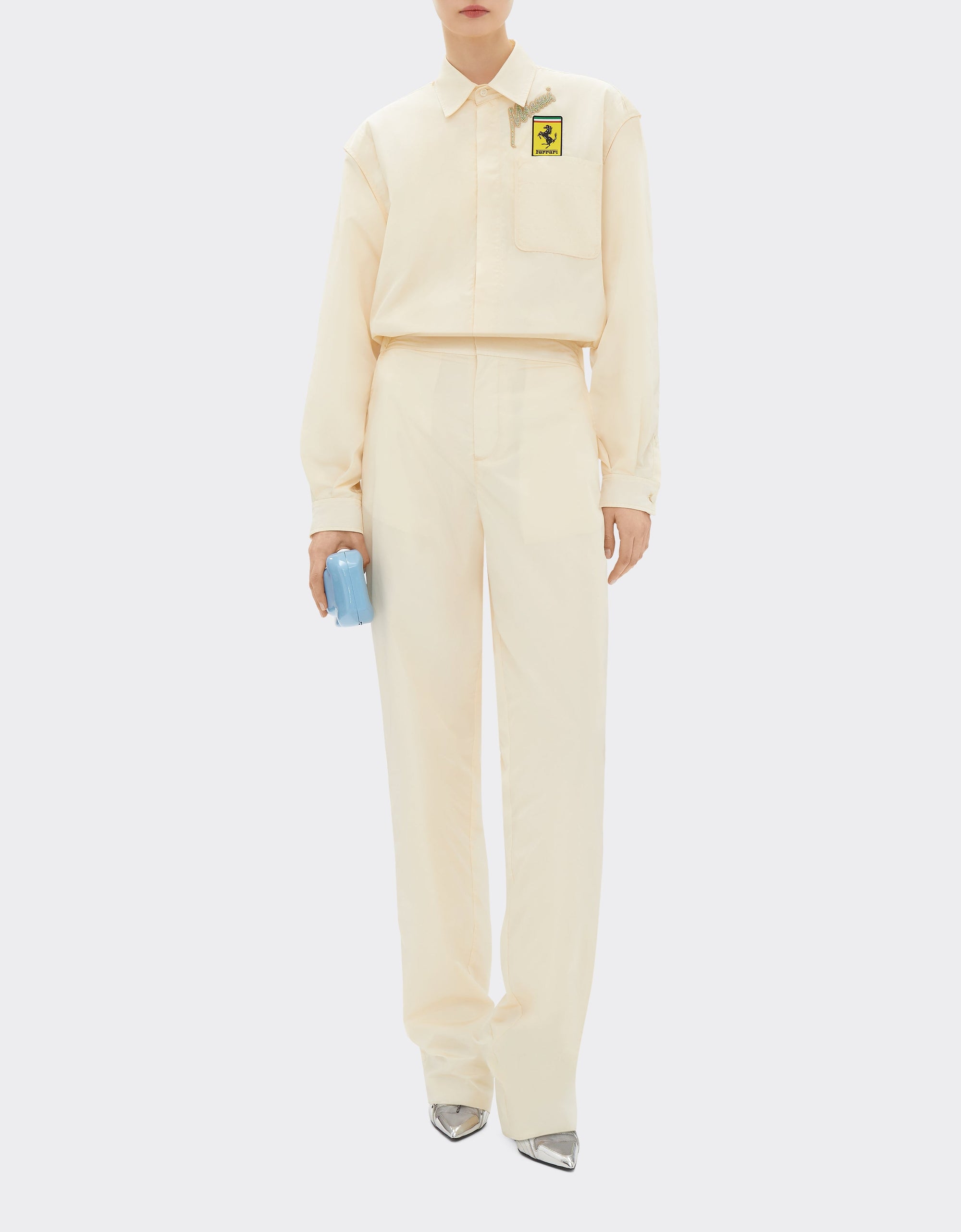 Combinaison Ferrari col chemise - Avorio