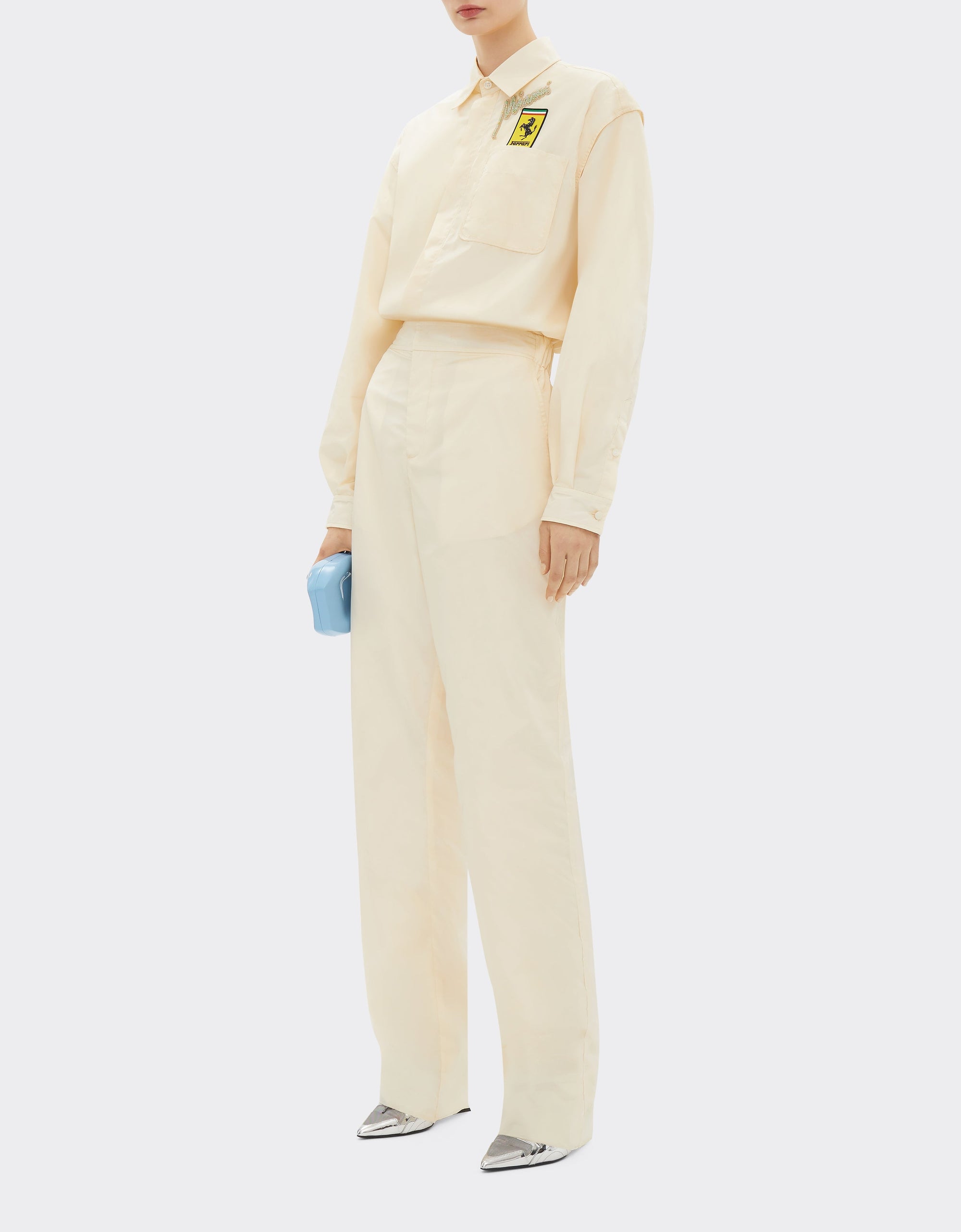 Combinaison Ferrari col chemise - Avorio