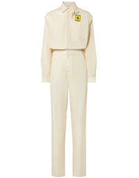 Combinaison Ferrari col chemise - Avorio