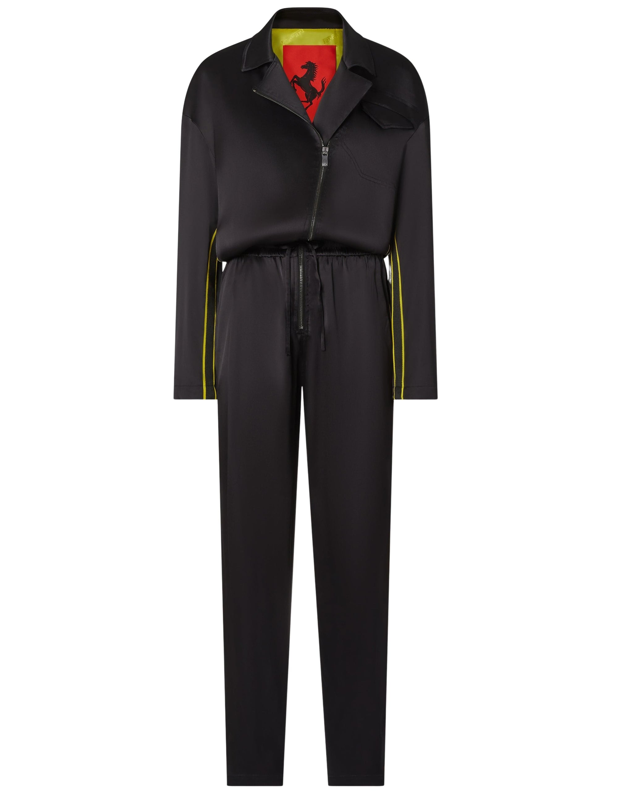 Ferrari suit with zip - Nero