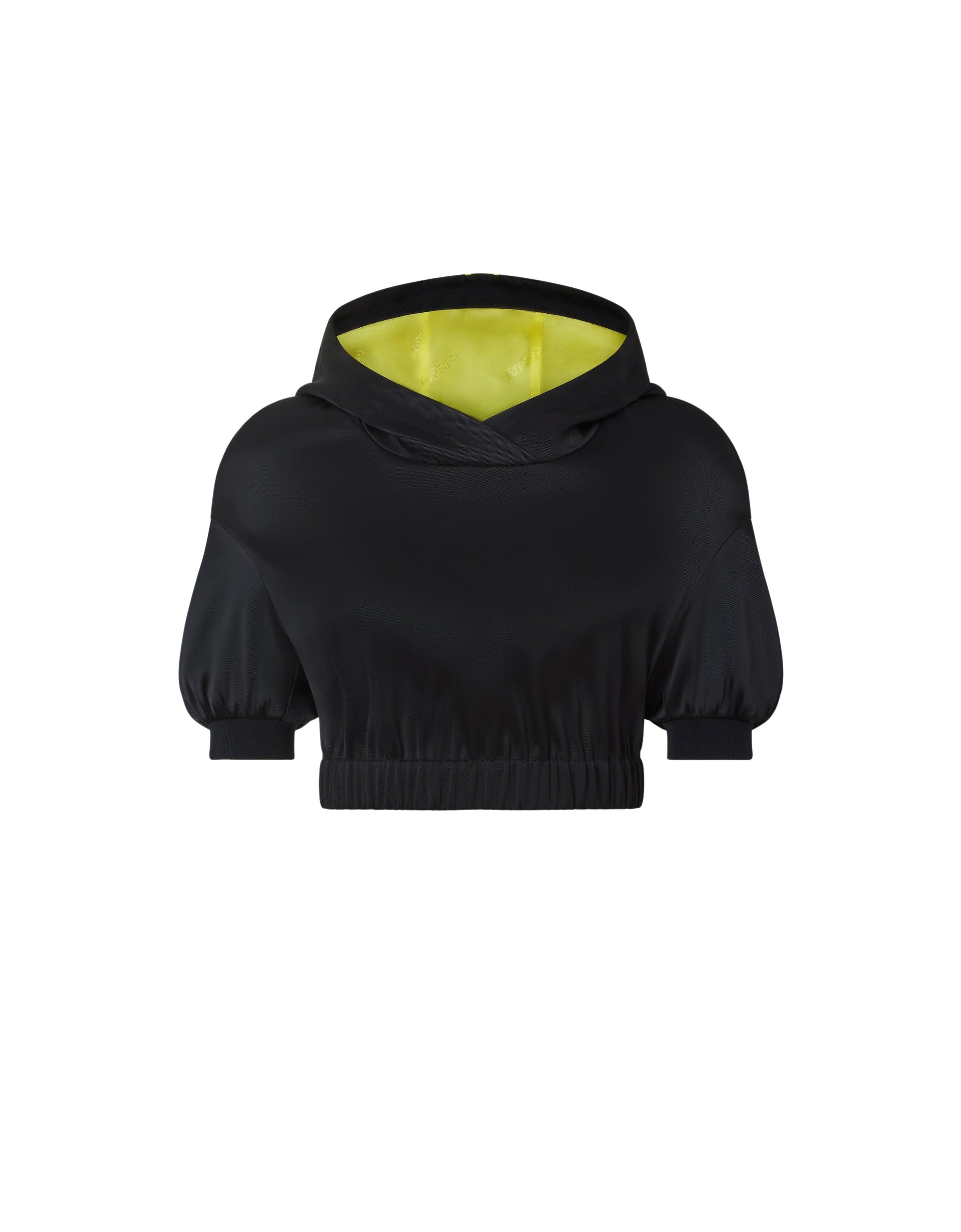 Sweat-shirt à capuche court - Nero
