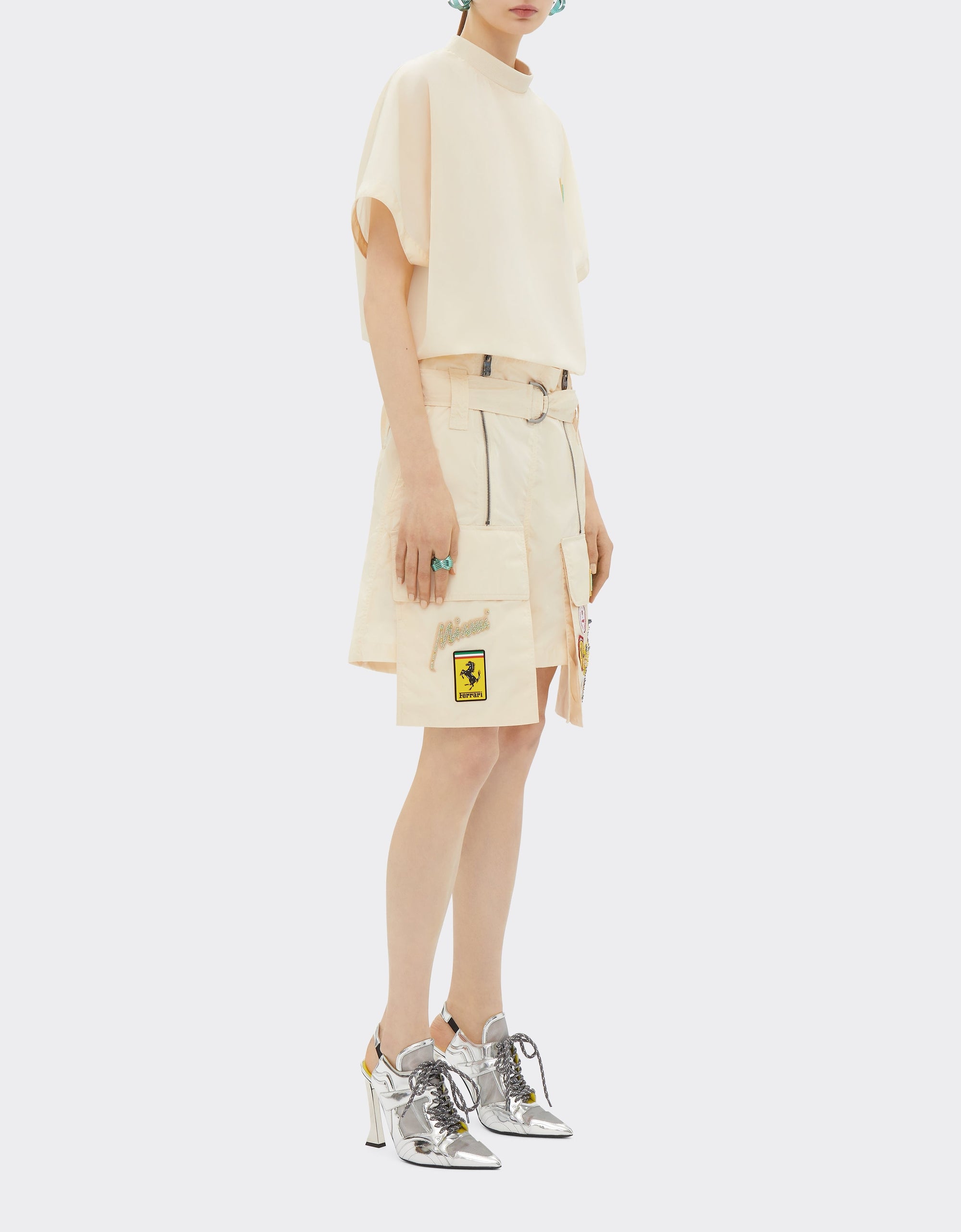 Miami Collection maxi pocket shorts - Avorio