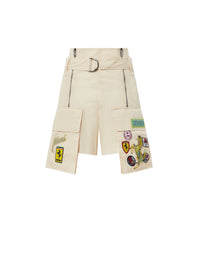 Miami Collection maxi pocket shorts - Avorio