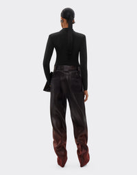 Pantalon cargo avec poches à rabat - Nero