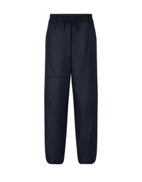 Pantalon cargo avec élastique - Navy Blu
