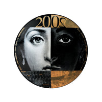 Assiette Calendario 2002 en porcelaine - Or & Noir & Blanc