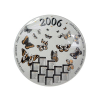 Assiette Calendario 2006 en porcelaine - Or & Noir & Blanc