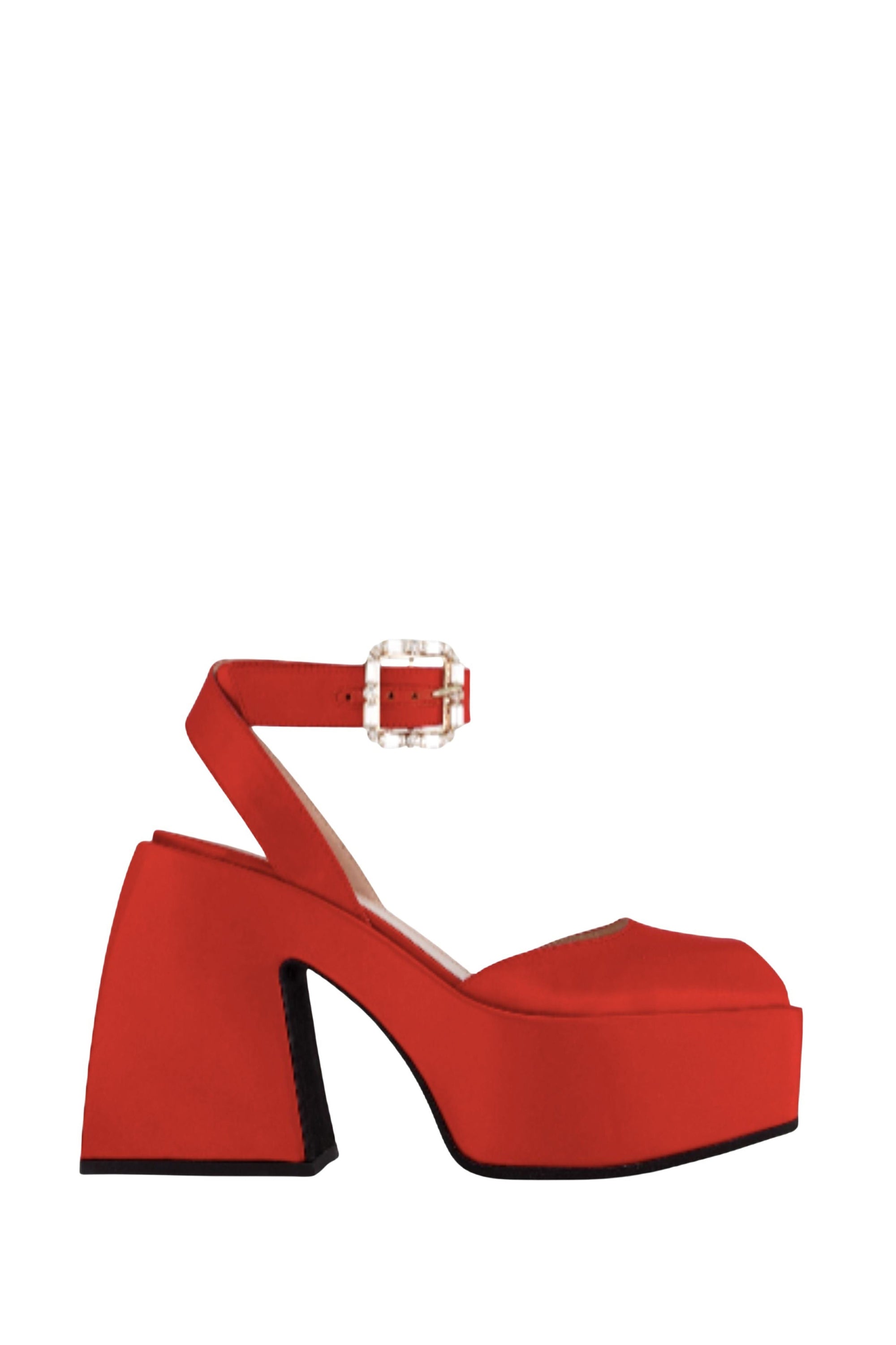 Plateformes Bulla Sofia 120 - Rouge Corvette