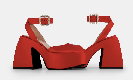 Plateformes Bulla Sofia 120 - Rouge Corvette
