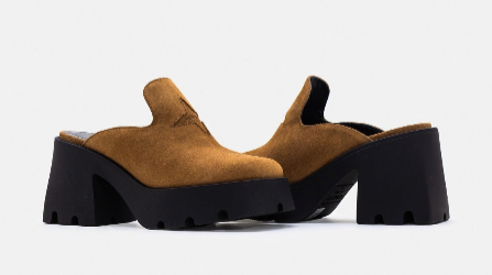 Mules Bulla Lexie 90 - Noisette