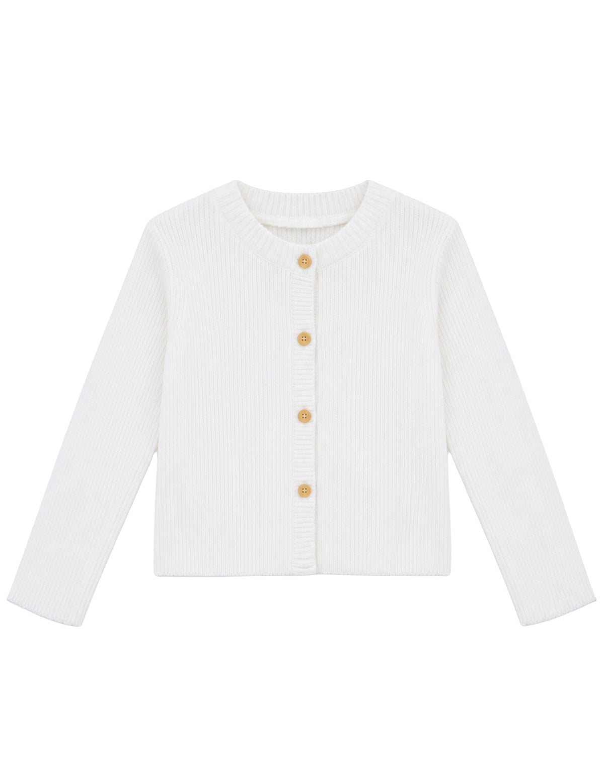 Cardigan Lotta en laine - Ecru Bonton