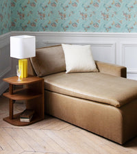 Coussin Carino en laine bouclée - Blanc crème