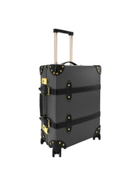 Valise cabine Centenary 4 roues - Charbon de bois & Noir & Or