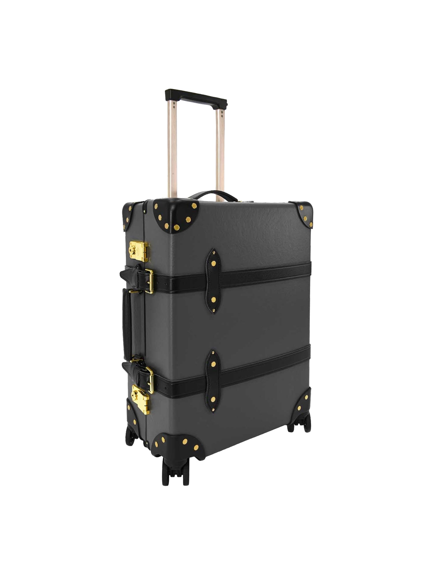 Valise cabine Centenary 4 roues - Charbon de bois & Noir & Or