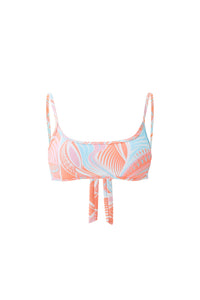 Haut de bikini brassière Cassis imprimé - Cosmic