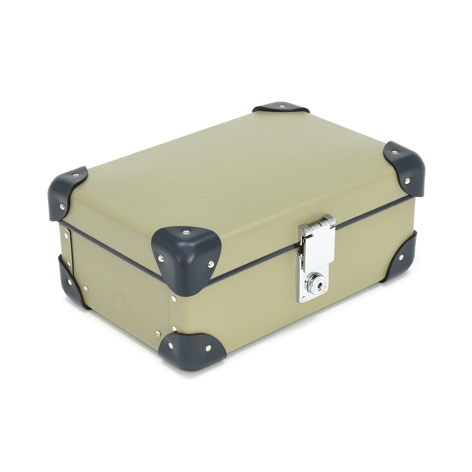 Coffret à montres Centenary 6 compartiments - Olive & Marine & Chrome