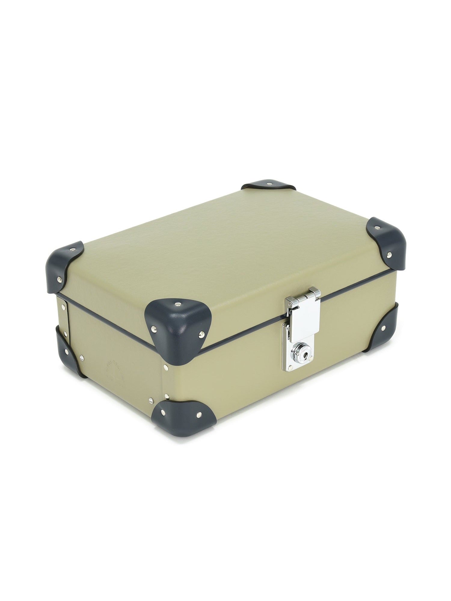 Coffret à montres Centenary 6 compartiments - Olive & Marine & Chrome