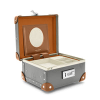 Coffret à bijoux Centenary - Gris & Caramel & Chrome