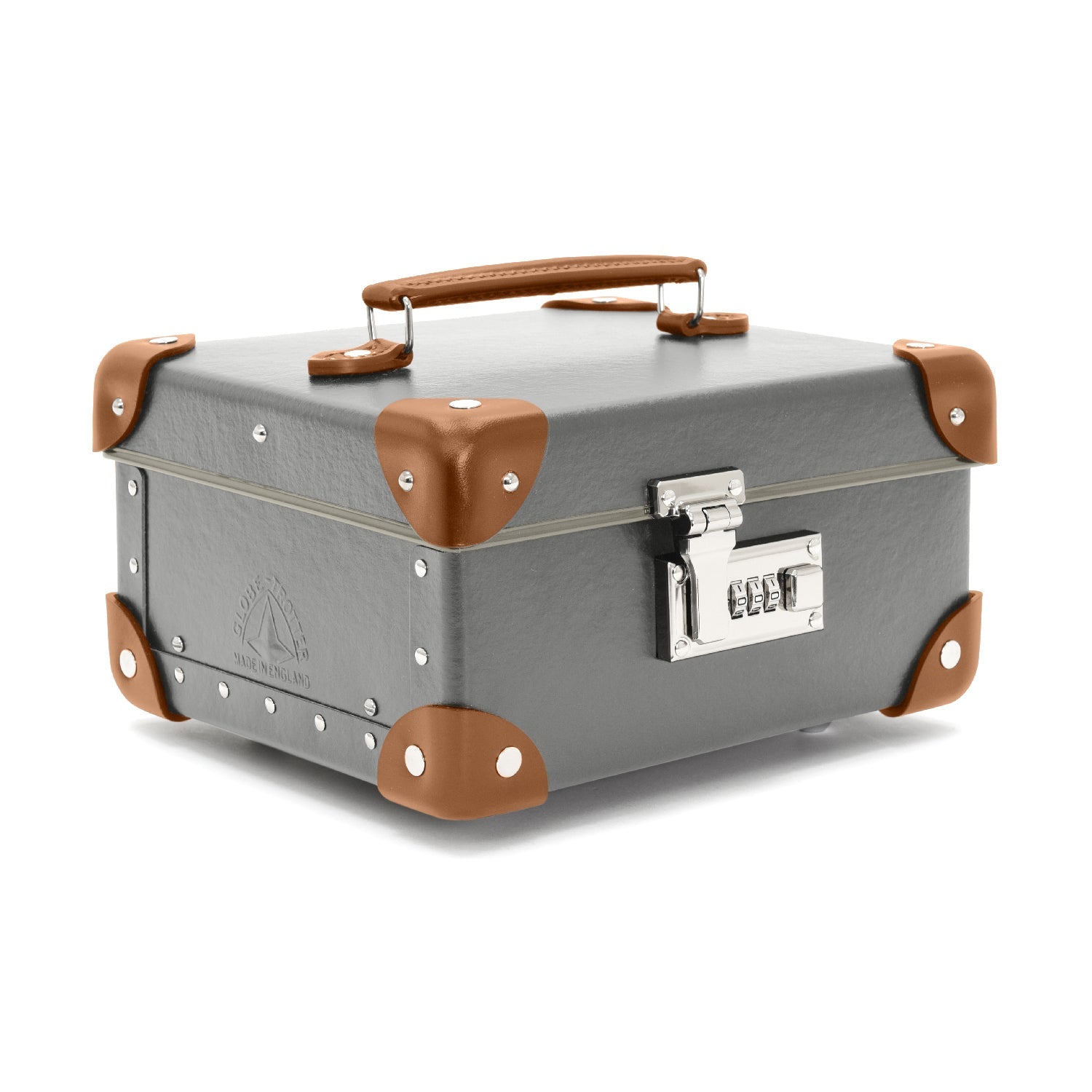 Coffret à bijoux Centenary - Gris & Caramel & Chrome