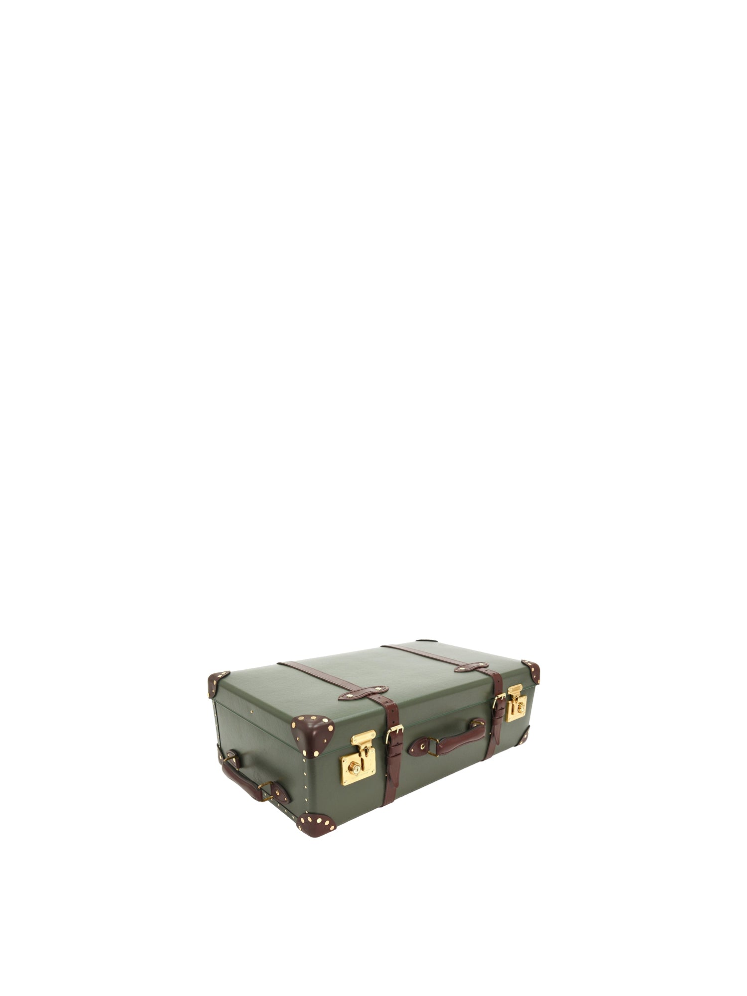 Grande valise soute Centenary 2 roues - Vert & Marron & Or