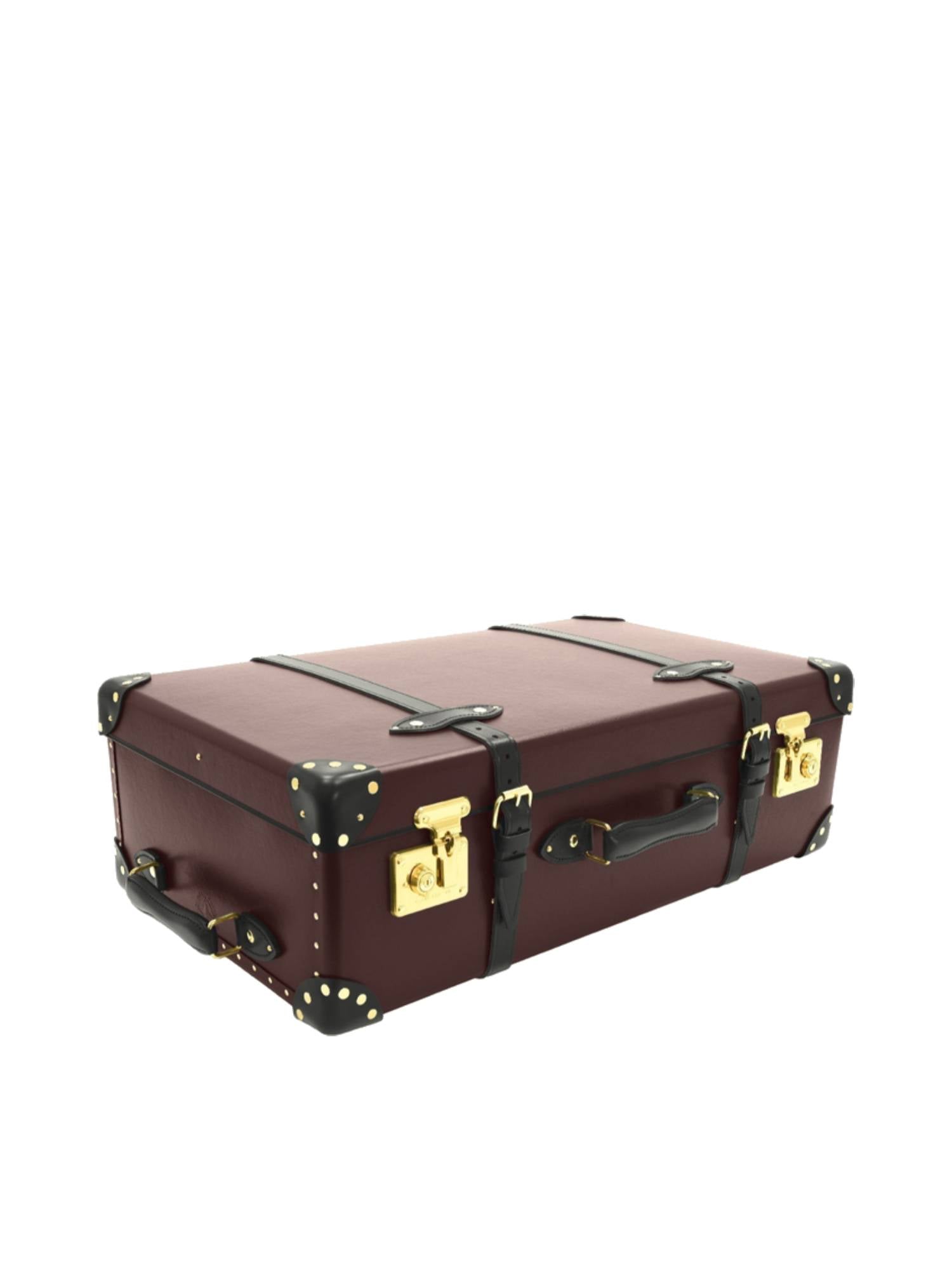 Grande valise soute Centenary 2 roues - Bordeaux & Noir & Or