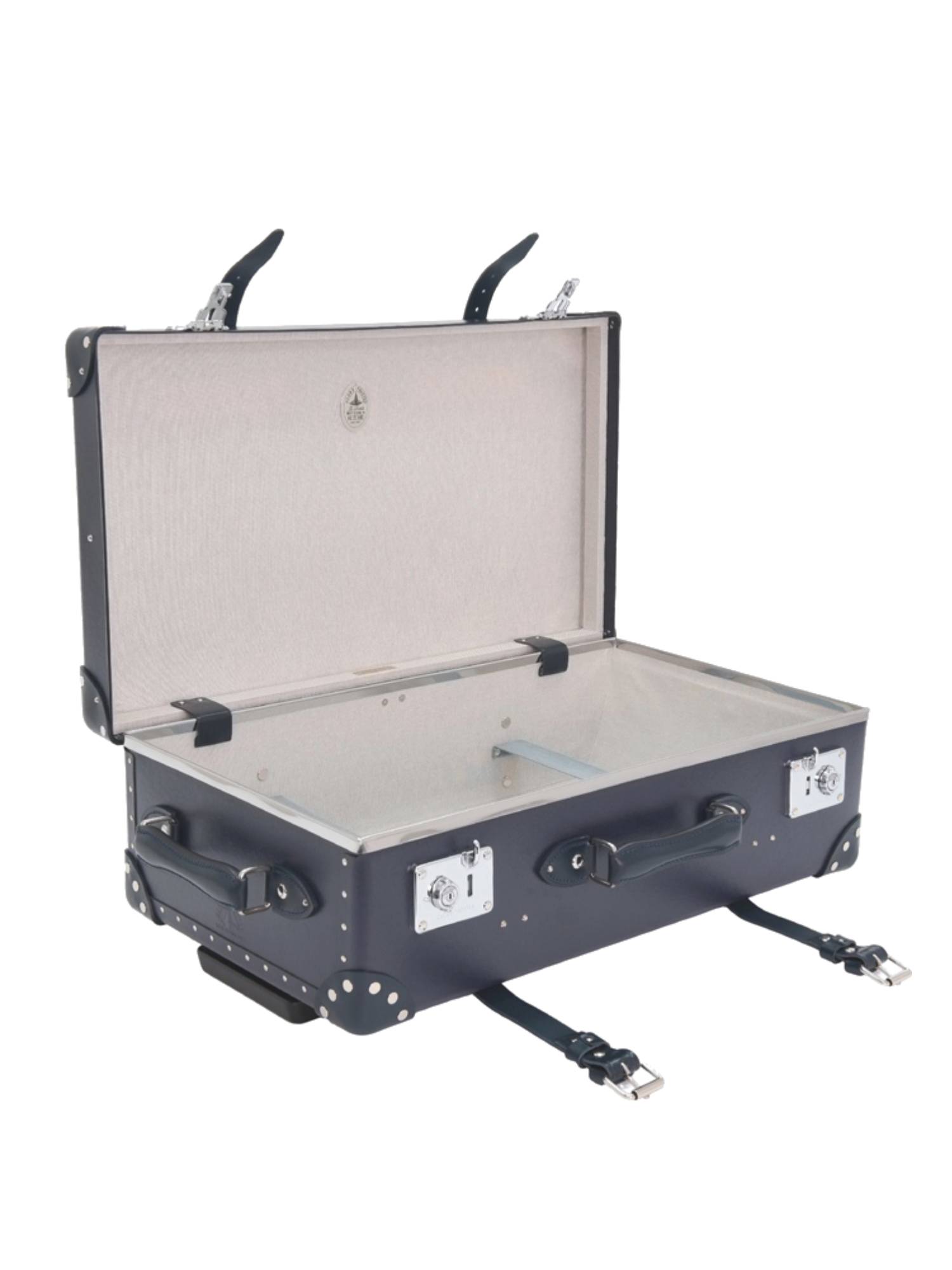 Valise soute Centenary 2 roues - Marine & Chrome