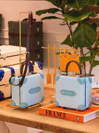 Sac carré London Golf Le Fleur - Bleu & Or