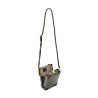 Sac messager Centenary - Vert & Marron & Or