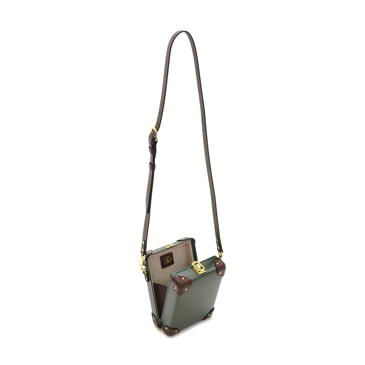 Sac messager Centenary - Vert & Marron & Or