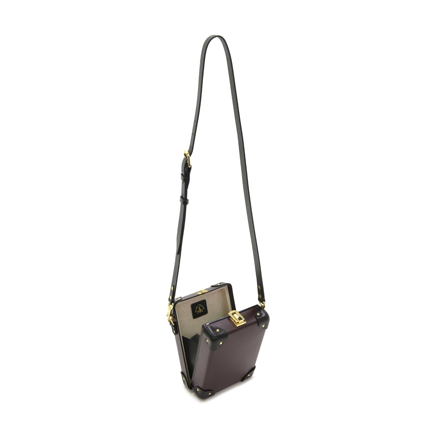 Sac messager Centenary - Bordeaux & Noir & Or