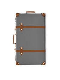 Valise soute XL Centenary 2 roues - Gris & Caramel & Chrome