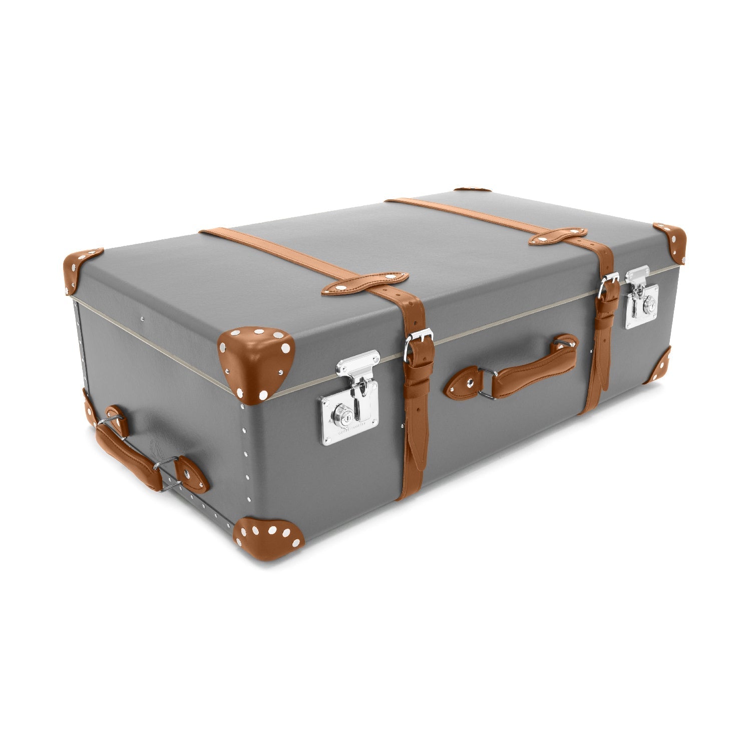 Bagage de soute XL Centenary 2 roues - Gris & Caramel & Chrome