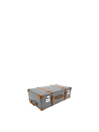 Valise soute XL Centenary 2 roues - Gris & Caramel & Chrome