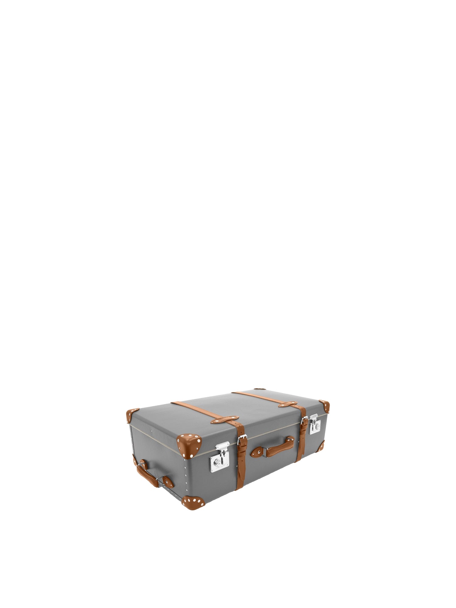 Valise soute XL Centenary 2 roues - Gris & Caramel & Chrome