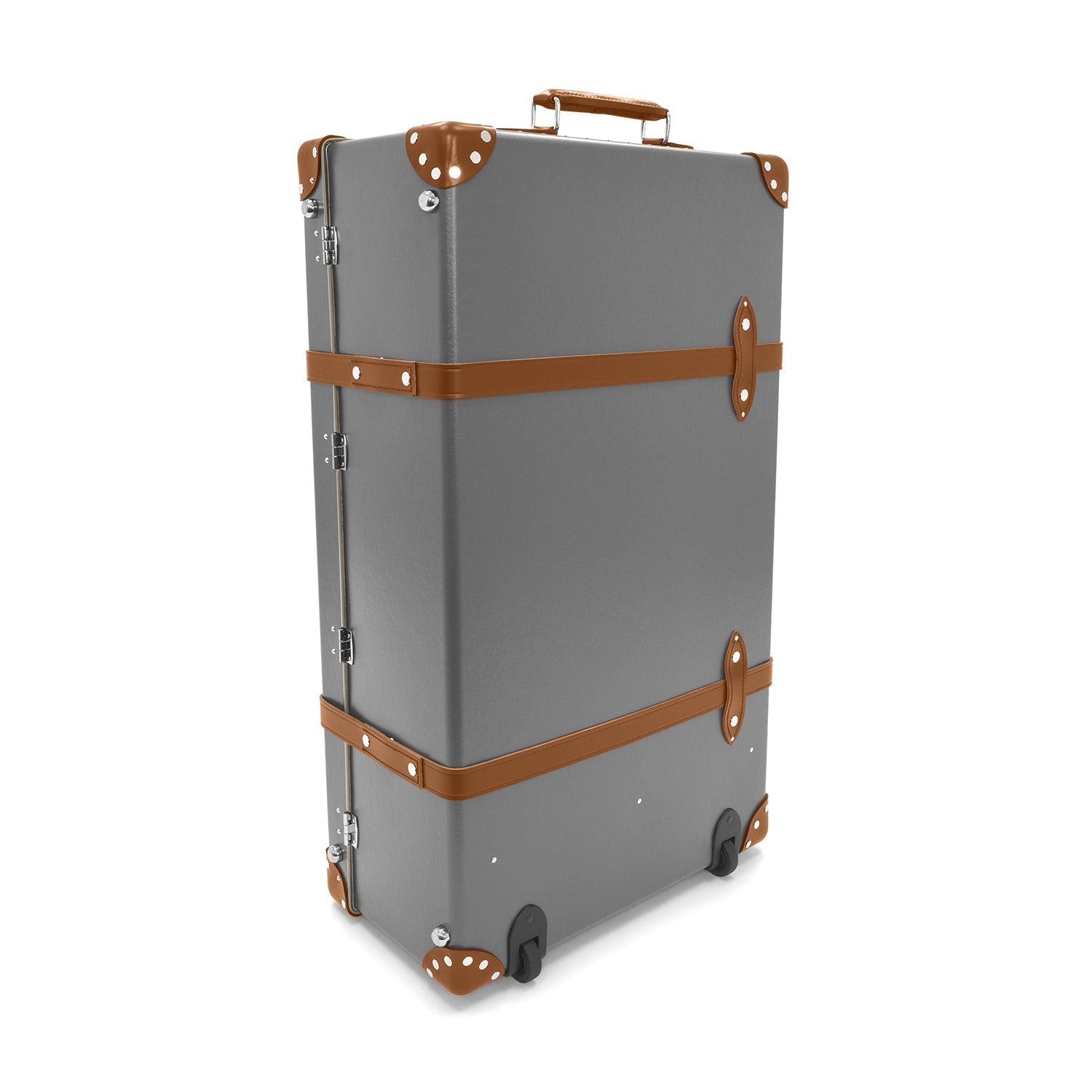 Bagage de soute XL Centenary 2 roues - Gris & Caramel & Chrome
