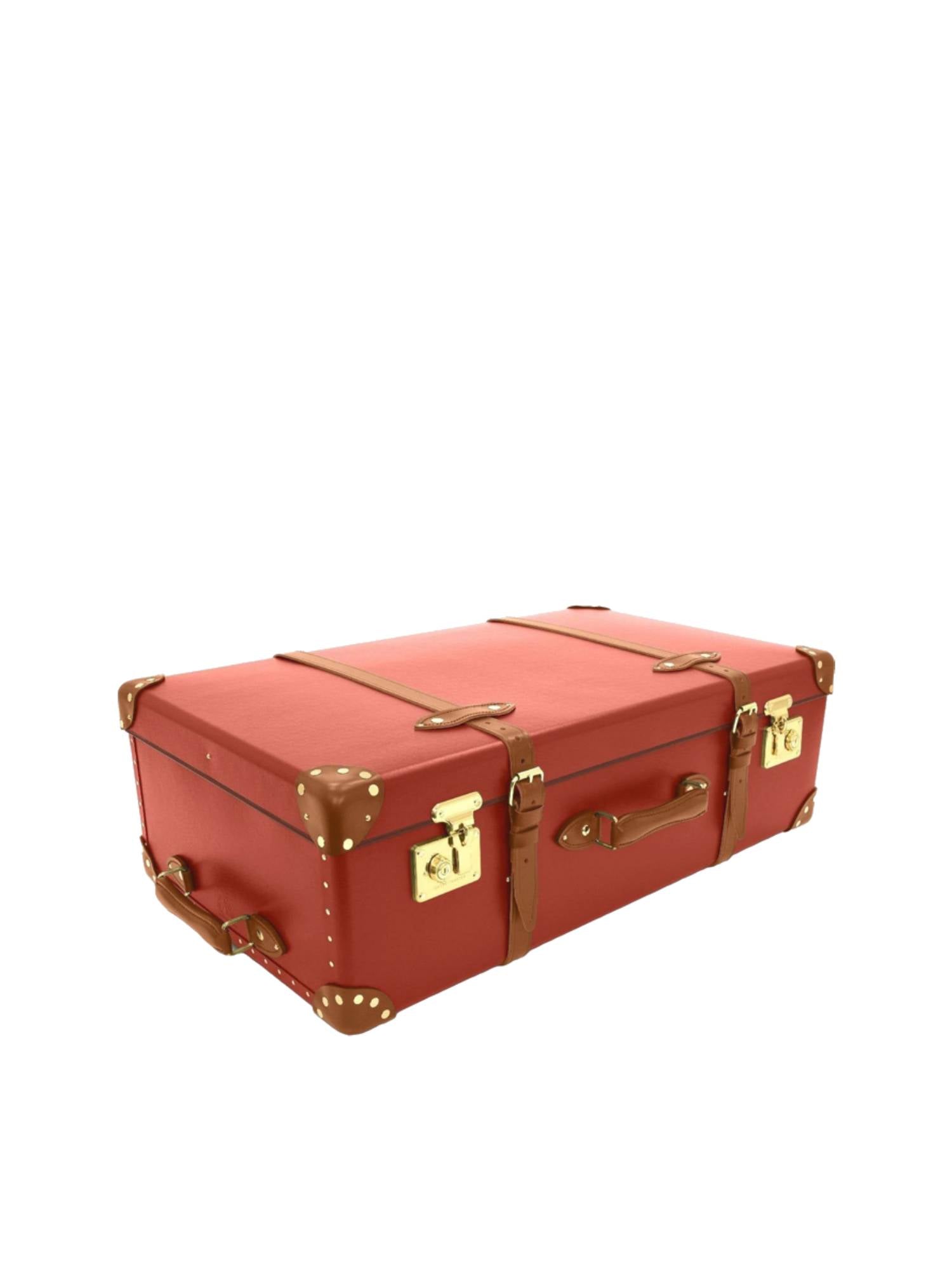 Valise soute XL Centenary 2 roues - Rouge & Caramel & Or